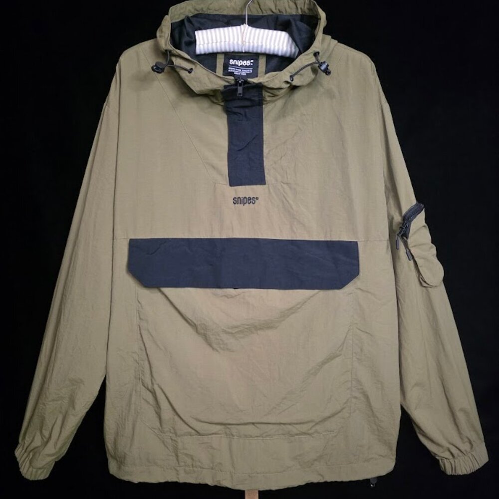 Snipes Streetwear Windbreaker Pullover Jacket/Hoodie Men's XL